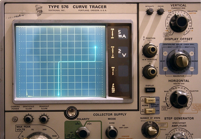 USB interface Calibrated Tektronix 576 Semiconductor Curve Tracer 1 Yr Warr 